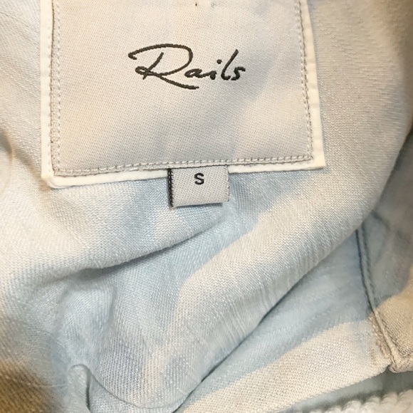 RAILS 'Rocky' Lace-Up Chambray Shift Dress Size: S - Picture 6 of 6